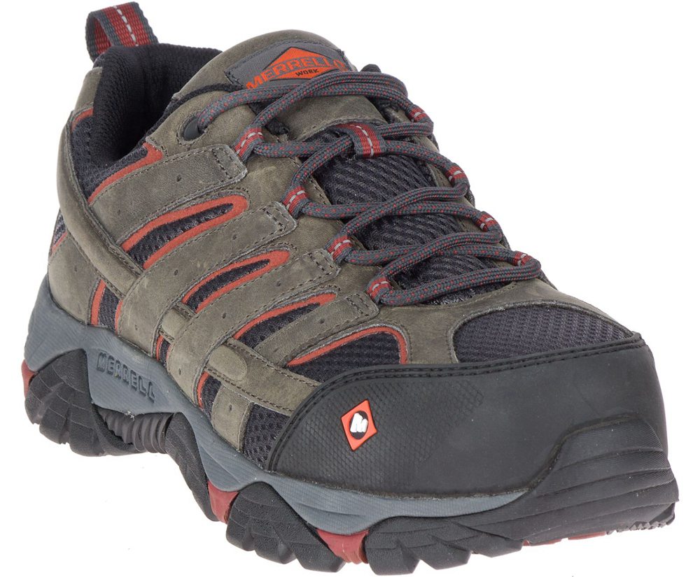 Merrell Sneakers Brown - Moab Vertex Vent Comp Toe - Mens 90SJHQOYK